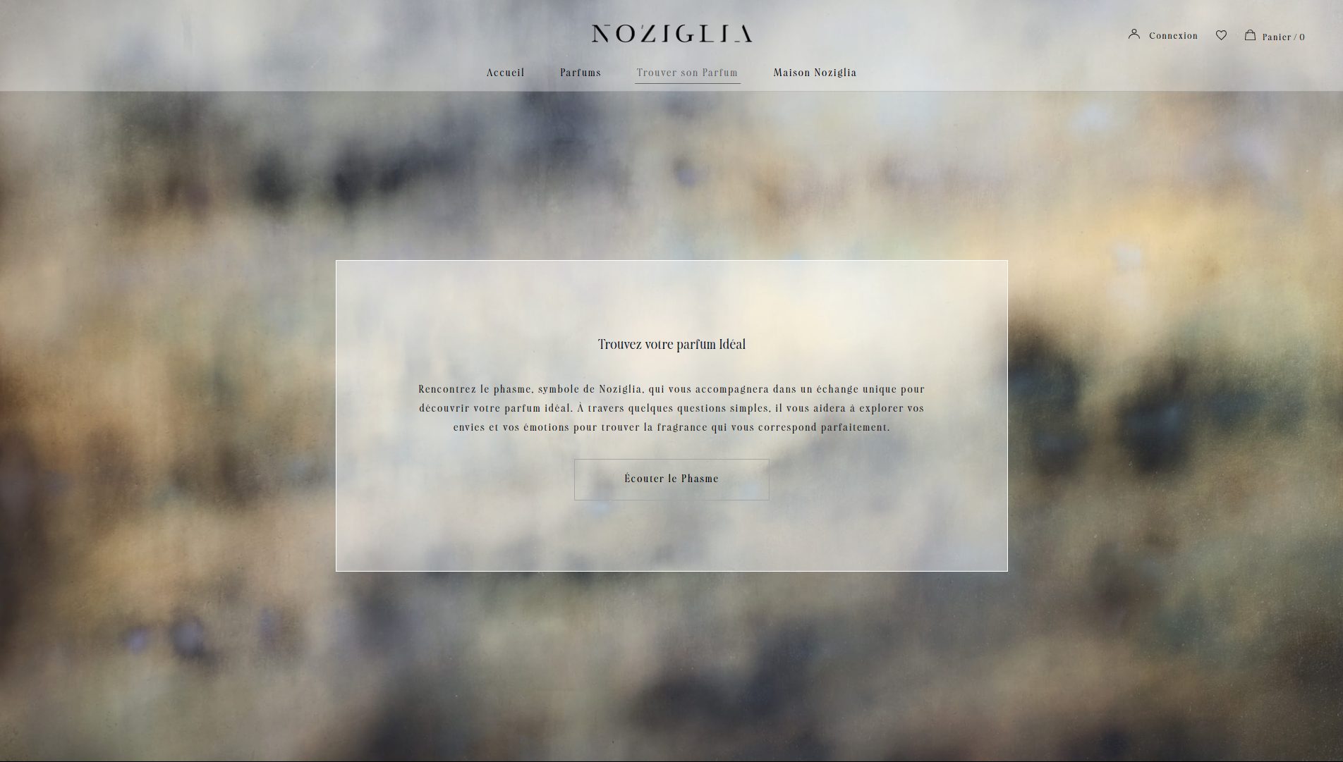 Introduction du test de parfum Noziglia